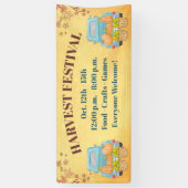 Herbstkürbis Erntefest Banner (Vertikal)