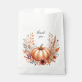 Herbstkürbis Geschenktütchen (Vorderseite)