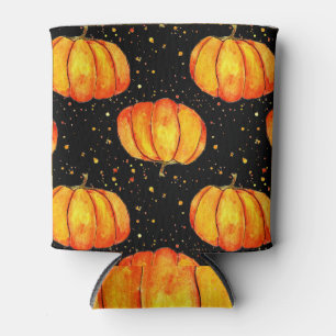 Herbstkürbis, Halloween-Druck Dosenkühler