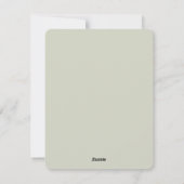 Herbstkürbis in einem rustikalen Garten Feiertagskarte (Rückseite)