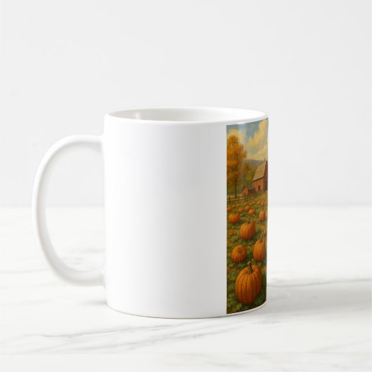 Herbstkürbis Kaffeetasse (Links)