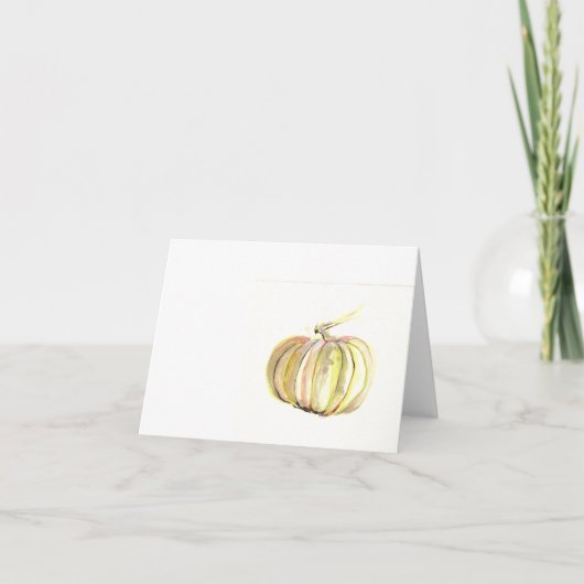 Herbstkürbis Karte (Vorderseite)