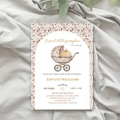 Herbstkürbis-Kinderdusche Einladung