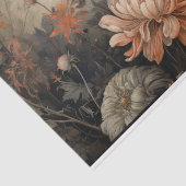 Herbstkürbis Kürbis mit Blume Decoupage Seidenpapier (Ausschnitt)