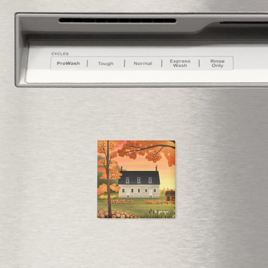 Herbstkürbis Magnet (In Situ (Geschirrspüler))