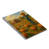 Herbstkürbis Notizblock (Rechte Seite)