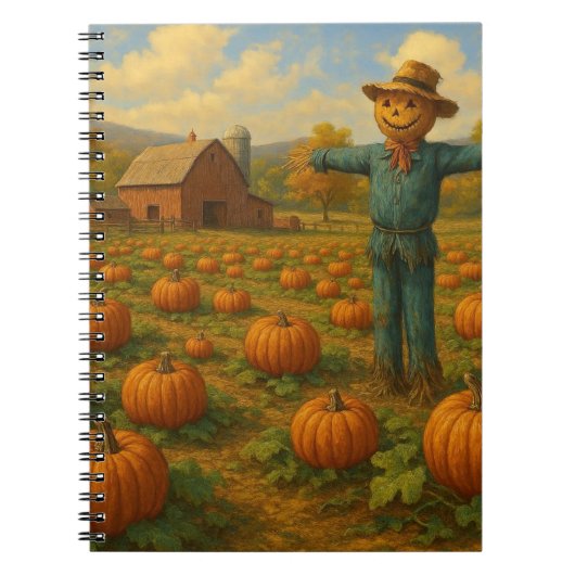 Herbstkürbis Notizblock (Vorderseite)