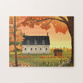 Herbstkürbis Puzzle