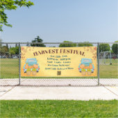 Herbstkürbis - QR-Code Erntefest Banner (InSitu)
