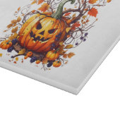 Herbstkürbis Schneidebrett (Ecke)