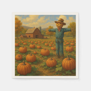 Herbstkürbis Serviette