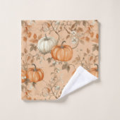 Herbstkürbis Set 2 (Waschlappen)