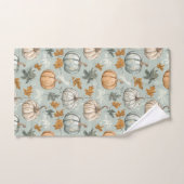 Herbstkürbis Set 3 Aquamarin (Handtuch)