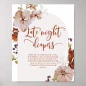 Herbstkürbis Späte Nacht Windeln Spiel Poster (Vorne)