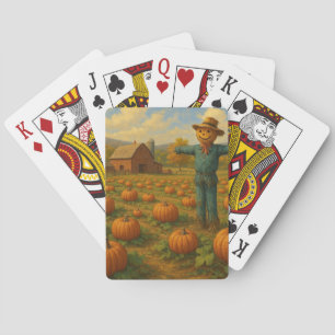 Herbstkürbis Spielkarten