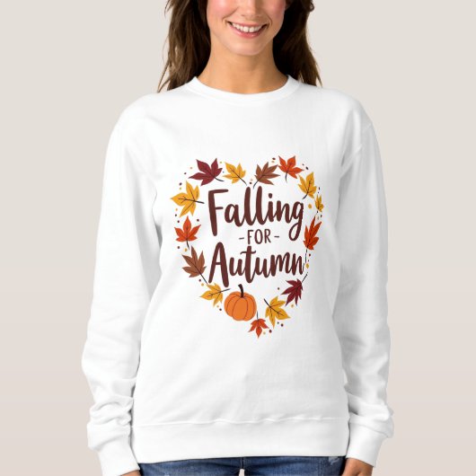 Herbstkürbis Sweatshirt (Vorderseite)