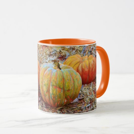Herbstkürbis Tasse Cup (VorderseiteRechts)