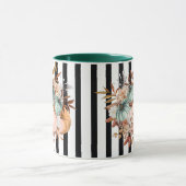Herbstkürbis - Tasse des Blumenkaffees (Zentrum)