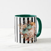 Herbstkürbis - Tasse des Blumenkaffees (VorderseiteRechts)
