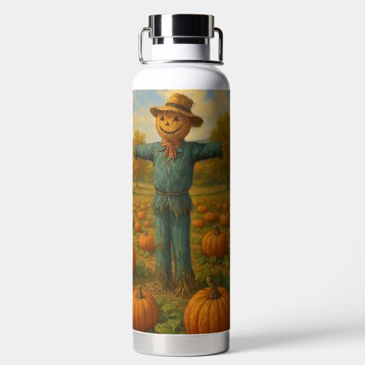 Herbstkürbis Trinkflasche (Rückseite)