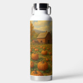 Herbstkürbis Trinkflasche (Vorderseite)