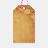 Herbstkürbis und Folientafel Geschenkanhänger (Rückseite)