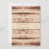 Herbstkürbis-Walddusche Einladung (Rückseite)