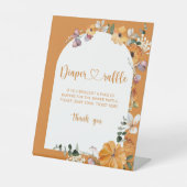 Herbstkürbis Windelraffinerie Schlechtplätzchen Sockelschild (Vorderseite)