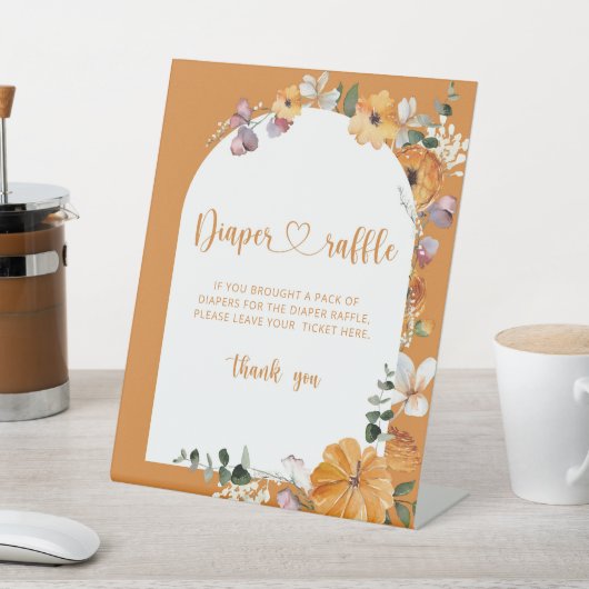 Herbstkürbis Windelraffinerie Schlechtplätzchen Sockelschild (In SItu)