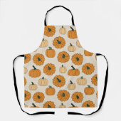 Herbstkürbis würzige Herbstkürbis Thanksgi Schürze (Vorderseite)