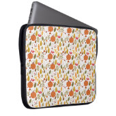Herbstkürbismuster Laptopschutzhülle (Vorne Rechts)