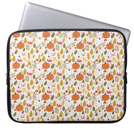 Herbstkürbismuster Laptopschutzhülle