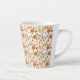 Herbstkürbismuster Milchtasse