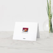 Herbstkürbisse Dankeskarte (Rückseite)