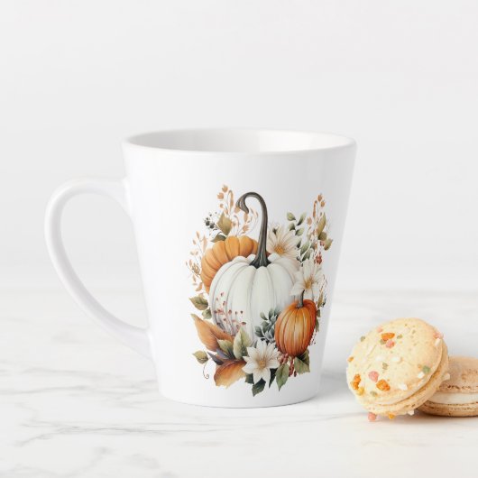 Herbstkürbisse Milchtasse (Beispiel)