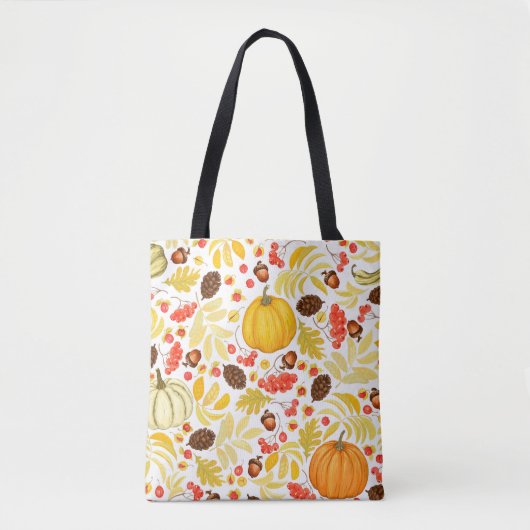 Herbstkürme, Eichhörnchen, Vintager Hintergrund. Tasche (Vorderseite)