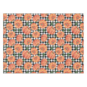 Herbstkürme mit schwarzem und weißem Gingham Fall Tischdecke (Vorderseite (Horizontal))