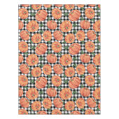 Herbstkürme mit schwarzem und weißem Gingham Fall Tischdecke (Vorderseite)