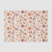 Herbstkürme und Blätter Fallmuster-Entsprechung Seidenpapier (Vorderseite)