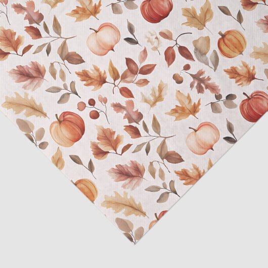 Herbstkürme und Blätter Fallmuster-Entsprechung Seidenpapier (Ausschnitt)