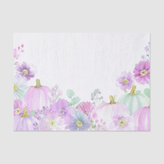 Herbstkürme und Blume fallen Seidenpapier (Vorderseite)