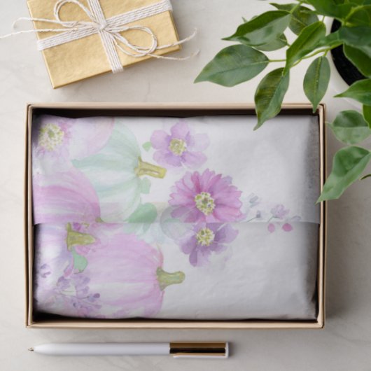 Herbstkürme und Blume fallen Seidenpapier (Geschenk)