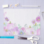 Herbstkürme und Blume fallen Seidenpapier (Handwerk)