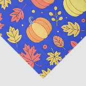 Herbstkürme und farbenfrohe Blätter Muster Seidenpapier (Ausschnitt)