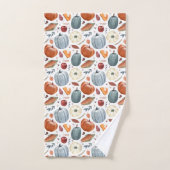 Herbstkürme und Herbstleaves Muster Badhandtuch Set (Handtuch)