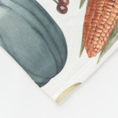 Herbstkürme und Herbstleaves Muster Fleecedecke (Ecke)