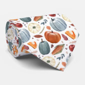 Herbstkürme und Herbstleaves Muster Krawatte (Gerollt)