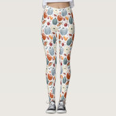 Herbstkürme und Herbstleaves Muster Leggings (Vorderseite)