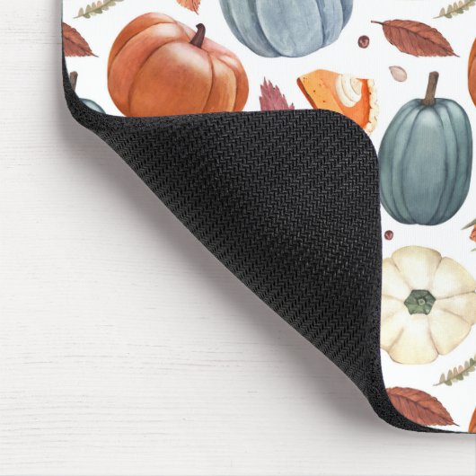 Herbstkürme und Herbstleaves Muster Mousepad (Ecke)