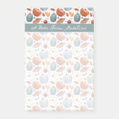 Herbstkürme und Herbstleaves Muster Post-it Klebezettel (Vorderseite)